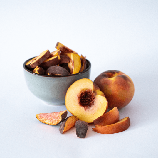 Lyofilizované broskve