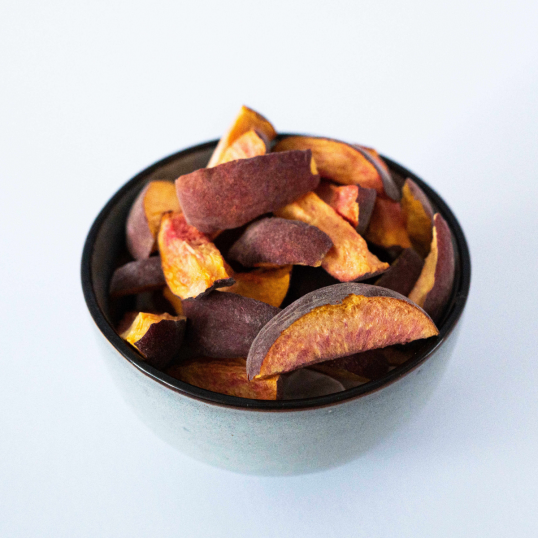 Lyofilizované broskve